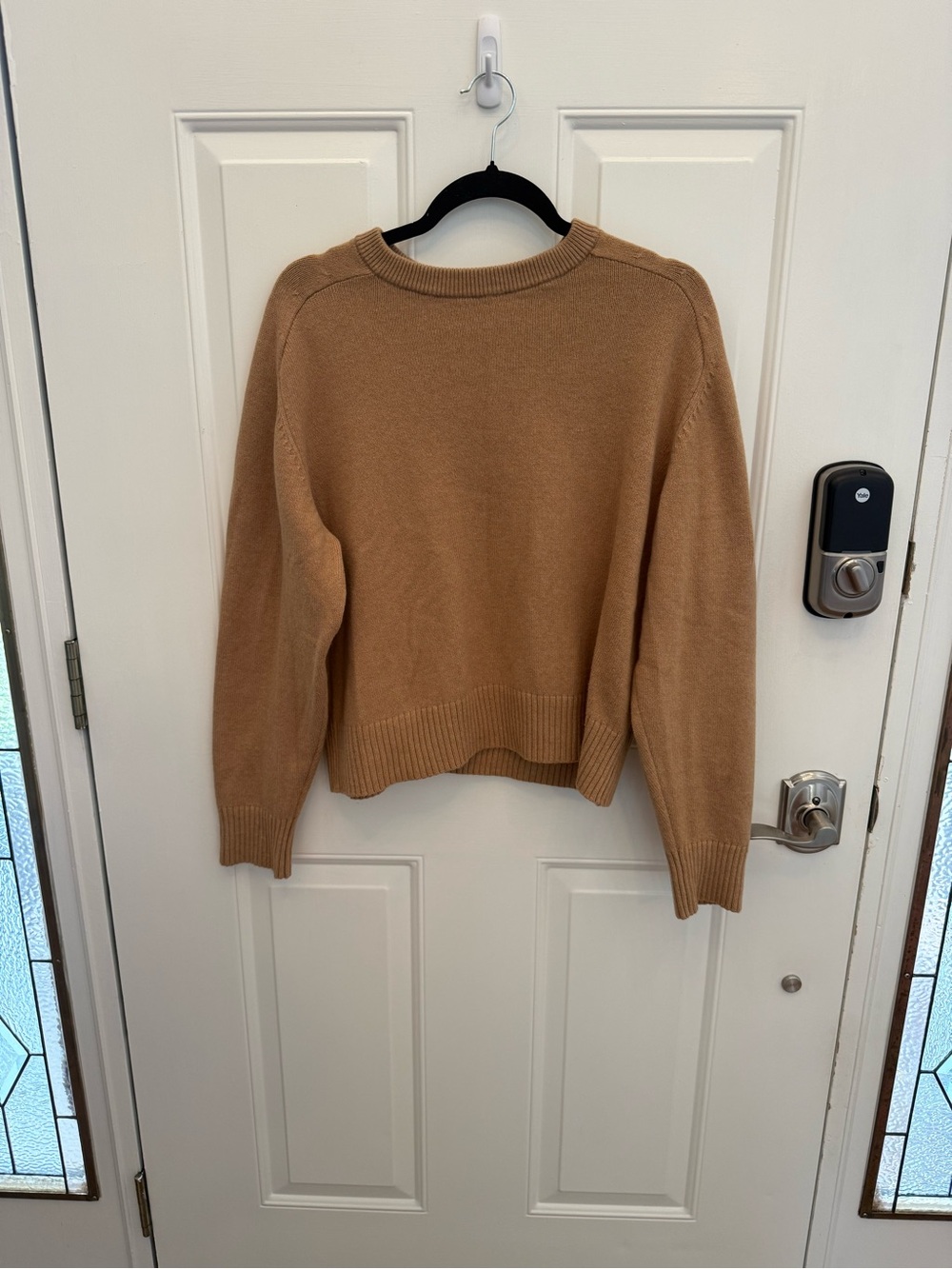 Banana Republic Camel cotton blend Crewneck Sweater M Minimalist Capsule